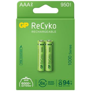 GP ReCyko 1000 Pilas recargables AAA 950mAh