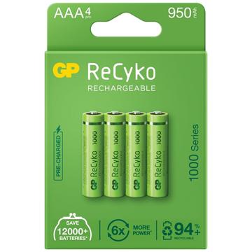 GP ReCyko 1000 Pilas recargables AAA 950mAh - 4 uds.