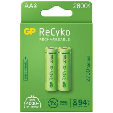 GP ReCyko 2700 Pilas AA recargables 2600mAh