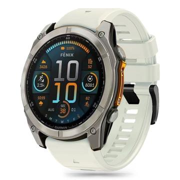 Correa de silicona para cuerda Tech-Protect para Garmin Fenix 5/6/6 Pro/7/8/E - 47mm - Titanio