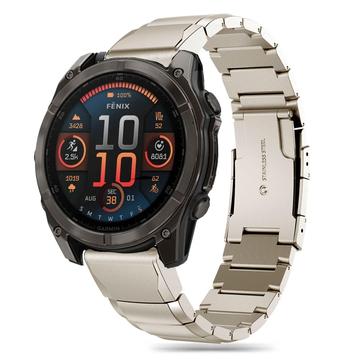 Garmin Fenix 5/6/6 Pro/7/8/E Tech-Protect SteelBand Correa de acero inoxidable - 43mm