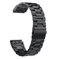 Corea de Acero Inoxidable para Garmin Fenix 5X - Negro