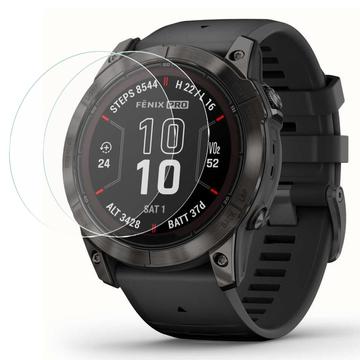 Protector de Pantalla de Cristal Templado para Garmin Fenix 7X Pro - Claro - 2 piezas