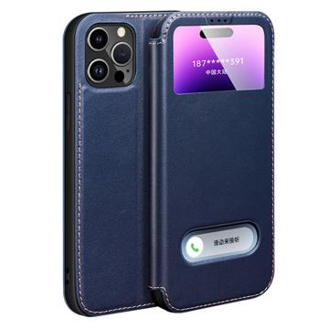 Funda de Cuero Dual View para iPhone 14 Pro Max