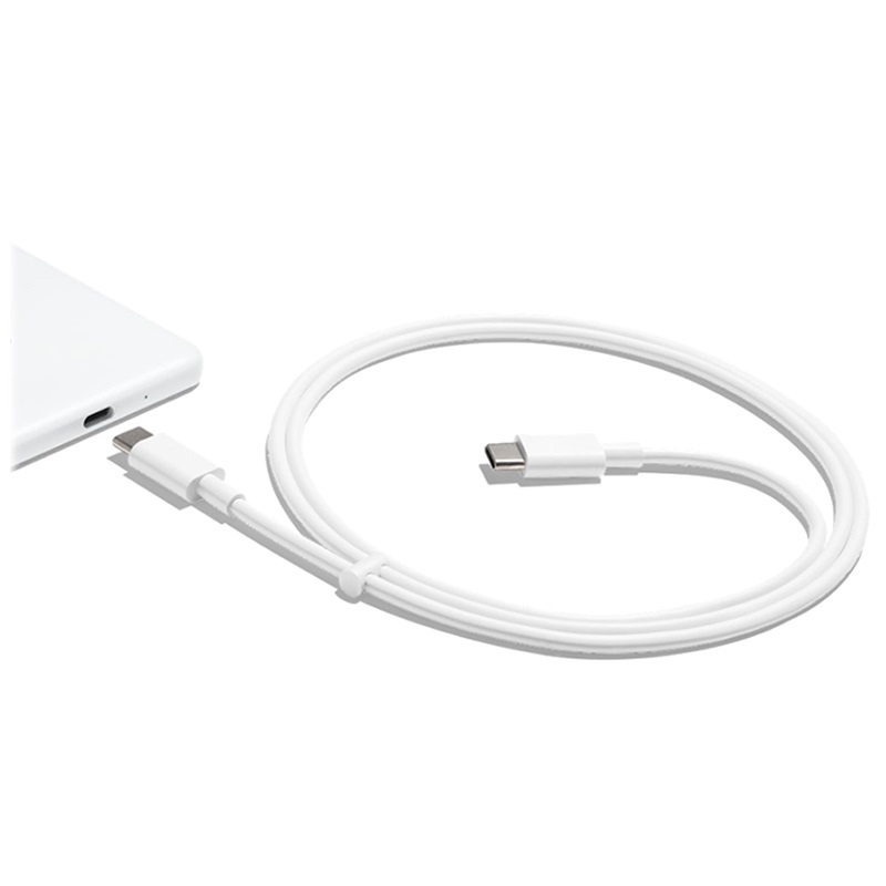 Google USB-C Cargador rápido inalámbrico 30W + USB-C Cable Blanco 
