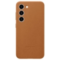 Funda Leather Cover para Samsung Galaxy S23 5G EF-VS911LAEGWW - Camello