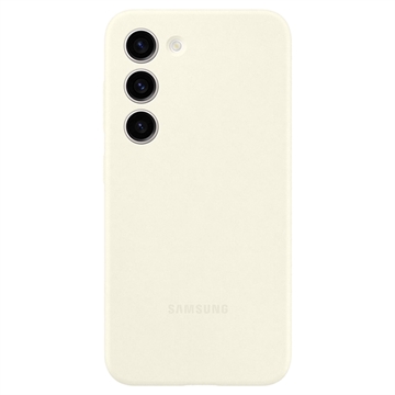 Carcasa de Silicona EF-PS916TUEGWW para Samsung Galaxy S23+ 5G - Crema