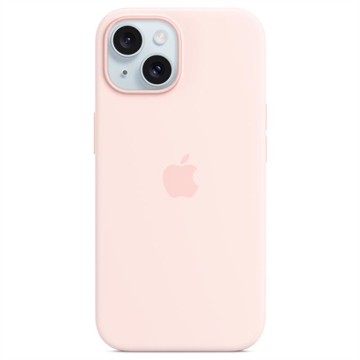 Funda Silicona con MagSafe Apple para iPhone 15 MT0U3ZM/A - Rosa Claro