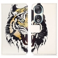 Funda Glam Serie para Honor 90 - Estilo Cartera - Tigre