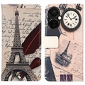 Funda Glam Serie para OnePlus Nord CE 3 Lite/N30 - Estilo Cartera - Torre Eiffel