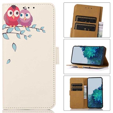 Funda Glam Serie para Samsung Galaxy A10 - Estilo Cartera - Árbol Floreciente