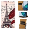 Funda Glam Serie para Samsung Galaxy A10 - Estilo Cartera - Árbol Floreciente