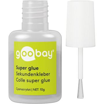 Goobay Super Glue para uso doméstico, industrial y hobby - 10g