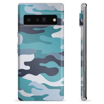 Funda de TPU para Google Pixel 6 Pro - Camuflaje Azul