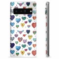 Funda de TPU para Google Pixel 6 Pro - Corazones