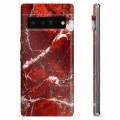 Funda de TPU para Google Pixel 6 Pro - Mármol Rojo