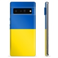 Funda TPU con bandera de Ucrania para Google Pixel 6 Pro - Amarillo y azul claro