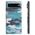 Funda de TPU para Google Pixel 6 - Camuflaje Azul