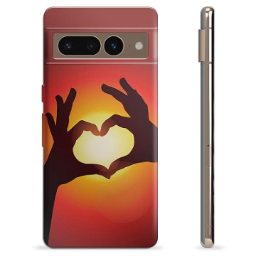 Funda de TPU para Google Pixel 7 Pro - Silueta del Corazón