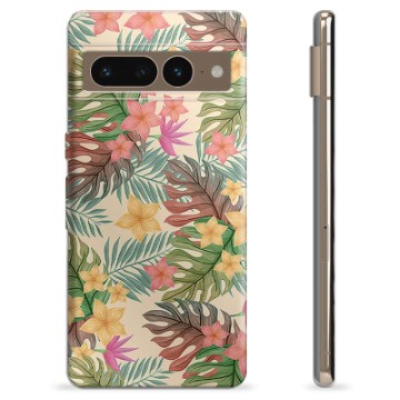 Funda de TPU para Google Pixel 7 Pro - Flores Rosadas