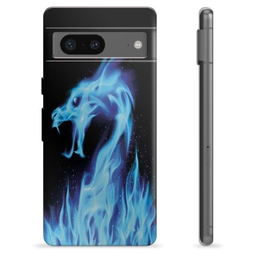 Funda de TPU para Google Pixel 7 - Dragón de Fuego Azul