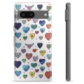 Funda de TPU para Google Pixel 7 - Corazones