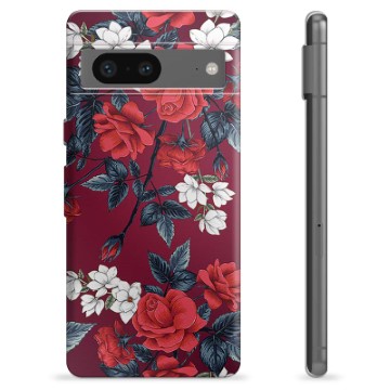 Funda de TPU para Google Pixel 7 - Flores Vintage