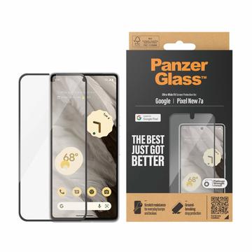 Protector de Pantalla PanzerGlass Ultra-Wide Fit para Google Pixel 8a - Borde Negro