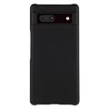 Carcasa de Plástico Engomado para Google Pixel 8a - Negro