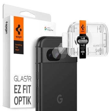 Protector de lente de cámara Spigen Glas.tR Ez Fit Optik para Google Pixel 8a - Transparente