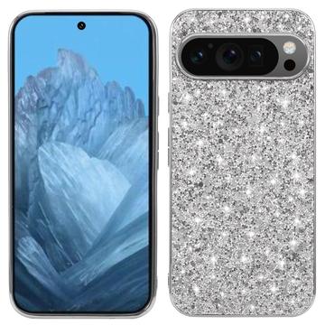 Funda Híbrida Glitter Series para Google Pixel 9/9 Pro - Plateado