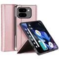 Funda con Tapa Dux Ducis Bril para Google Pixel 9 Pro Fold - Rosa