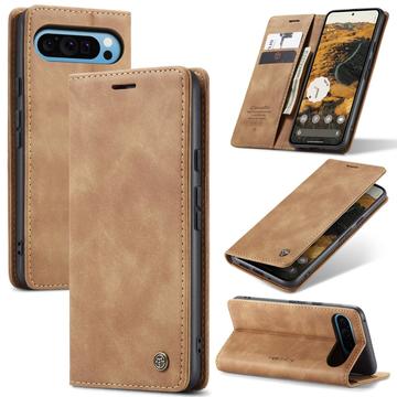 Funda Caseme Serie 013 para Google Pixel 9 Pro XL - Estilo Cartera - Marrón