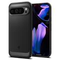 Funda de TPU Spigen Rugged Armor para Google Pixel 9 Pro XL - negro