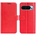 Funda con Cierre Magnético para Google Pixel 9/9 Pro - Estilo Cartera - Rojo