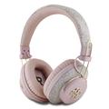 Auriculares inalámbricos Guess 4G Big Metal Logo ENC - Rosa