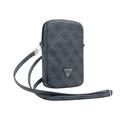 Guess 4G Triangle Logo Smartphone Shoulder Bag - Negro