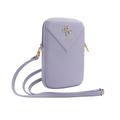 Bolso de hombro Guess Grained 4G Metal Logo Smartphone - Morado