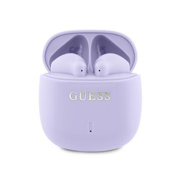 Auriculares inalámbricos TWS Guess Printed Classic Logo - Morado