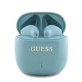 Auriculares inalámbricos TWS Guess Printed Classic Logo - Turquesa