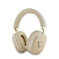 Auriculares inalámbricos Guess Saffiano Triangle Logo - Dorado