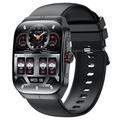 Reloj inteligente HK80 con pantalla curva AMOLED, llamadas Bluetooth, monitor de salud y NFC