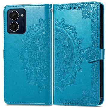 Funda Mandala Series para HMD Pulse Pro - Estilo Cartera - Azul