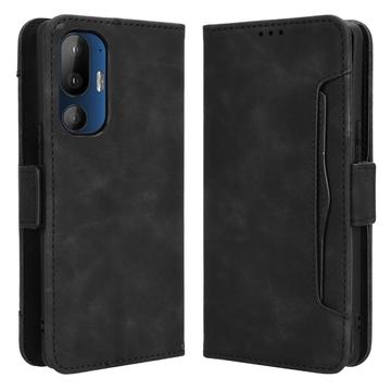 Funda Estilo Cartera Cardholder Serie para HTC U24 Pro - Negro