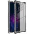 Carcasa de TPU Imak Drop-Proof para HTC U24 Pro - Negro Transparente