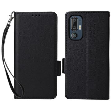 Funda de cartera con cierre magnético para HTC U24 Pro