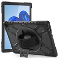 Samsung Galaxy Tab S4 Heavy Duty 360 Case with Hand Strap - Black