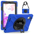 Funda con Correa de Mano Heavy Duty 360 para Lenovo Tab M9 - Azul