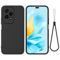 Funda de Silicona Líquida para Honor 200 Lite - Negro