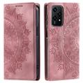 Funda Mandala Series para Honor 200 Lite - Estilo Cartera - Rosa Dorado